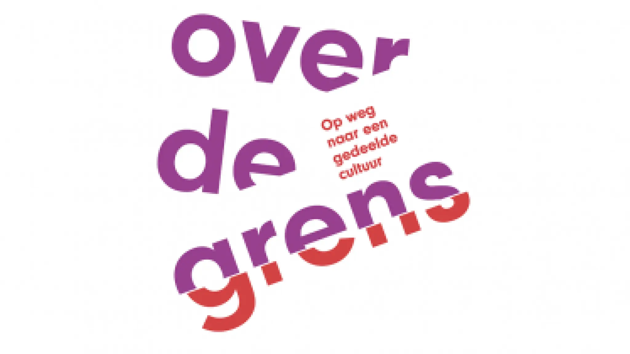 Beeldmerk van het rapport 'Over de grens - op weg naar een gedeelde cultuur.'